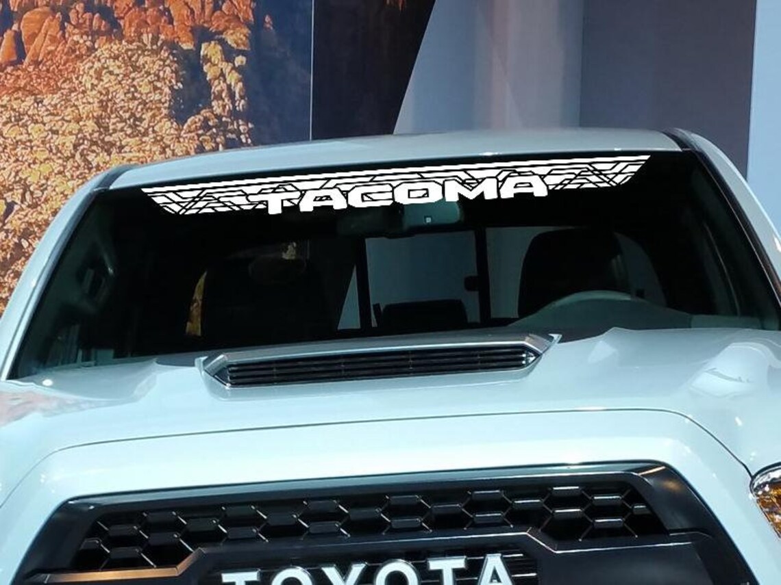 Windshield Banner Vinyl Decal Sticker for Toyota Etsy