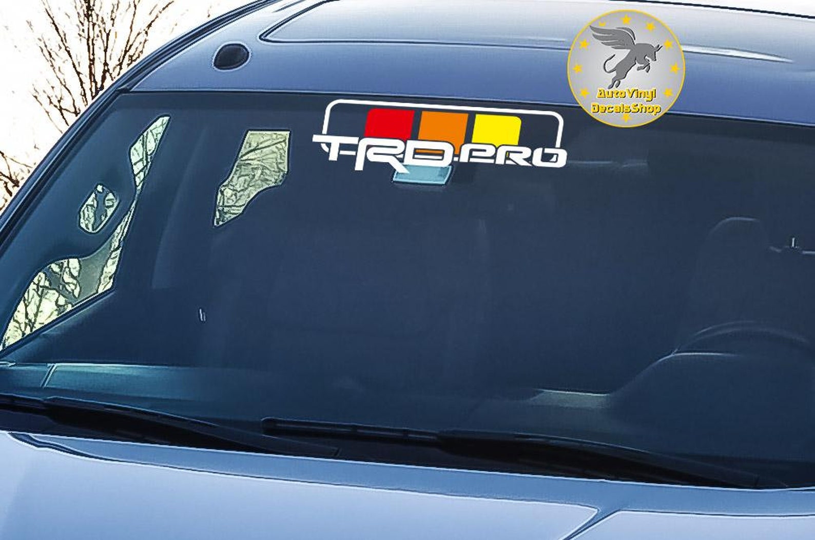 New Pair of TRD PRO Vintage Window Decals Stickers All Colors Etsy