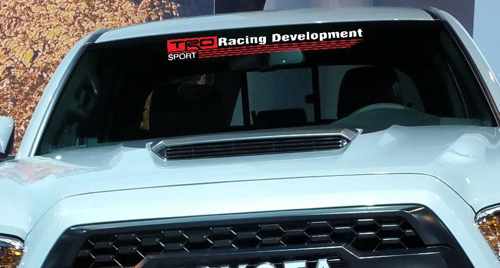 TRD Racing Development Sport Windshield Banner Vinyl Decal Sticker for