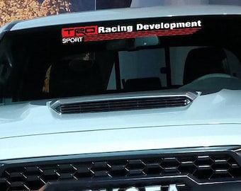 TRD Racing Development Sport Parabrezza Banner Vinyl Decal Sticker per Tacoma Tundra Camry
