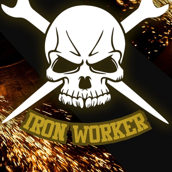 Iron worker 20oz tumbler wrap