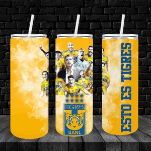 Wrap vaso TIGRES UANL CAMPEON 2023 20oz