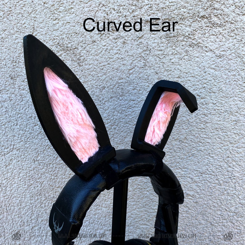 Bunny Ears for Headsets and Headphones Faux Fur Rabbit Ears - Etsy