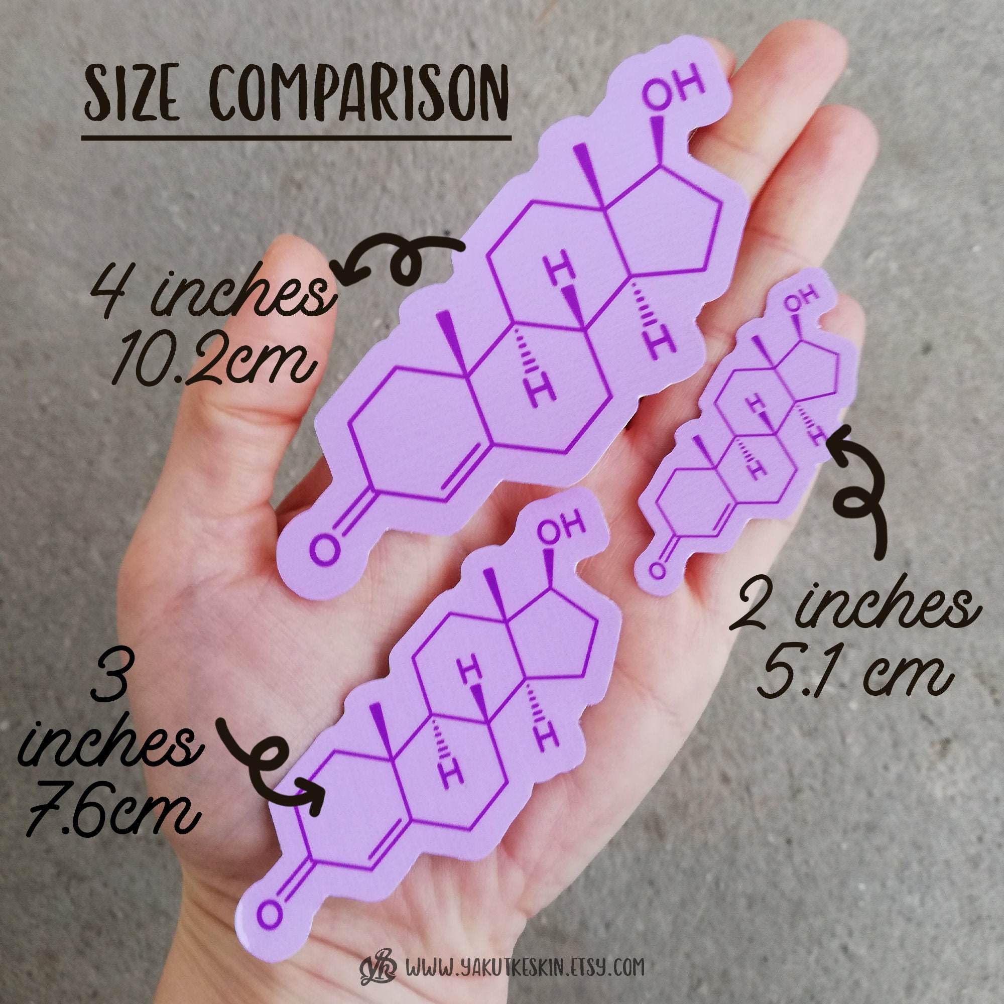 Testosterone Sticker Molecule Chemical Structure Science Vinyl Laptop ...