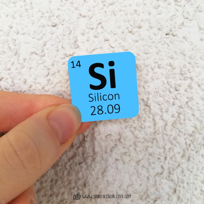 Periodic Table of Elements METALLOID Set Waterproof Vinyl Etsy
