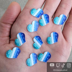 Lot de 10 mini-nouveaux drapeaux gays, drapeau de la fierté, coeur, autocollants en vinyle imperméable comprenant tous les hommes gais, cadeau pour homosexualité masculine