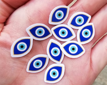10 Mini Evil Eye waterproof vinyl sticker pack