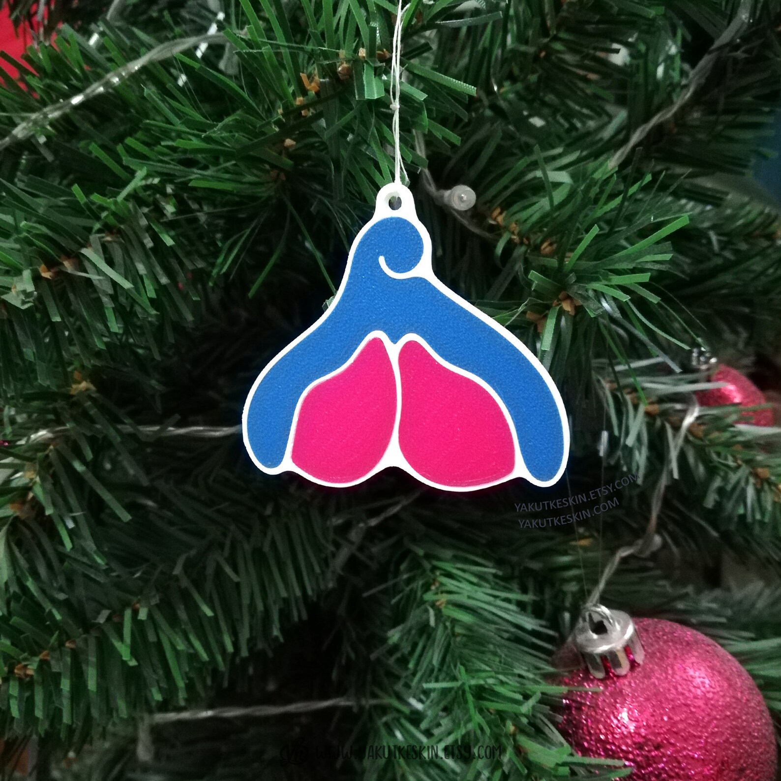 MTF Transgender Clitoris Christmas Ornament Holiday Home Decor Etsy UK