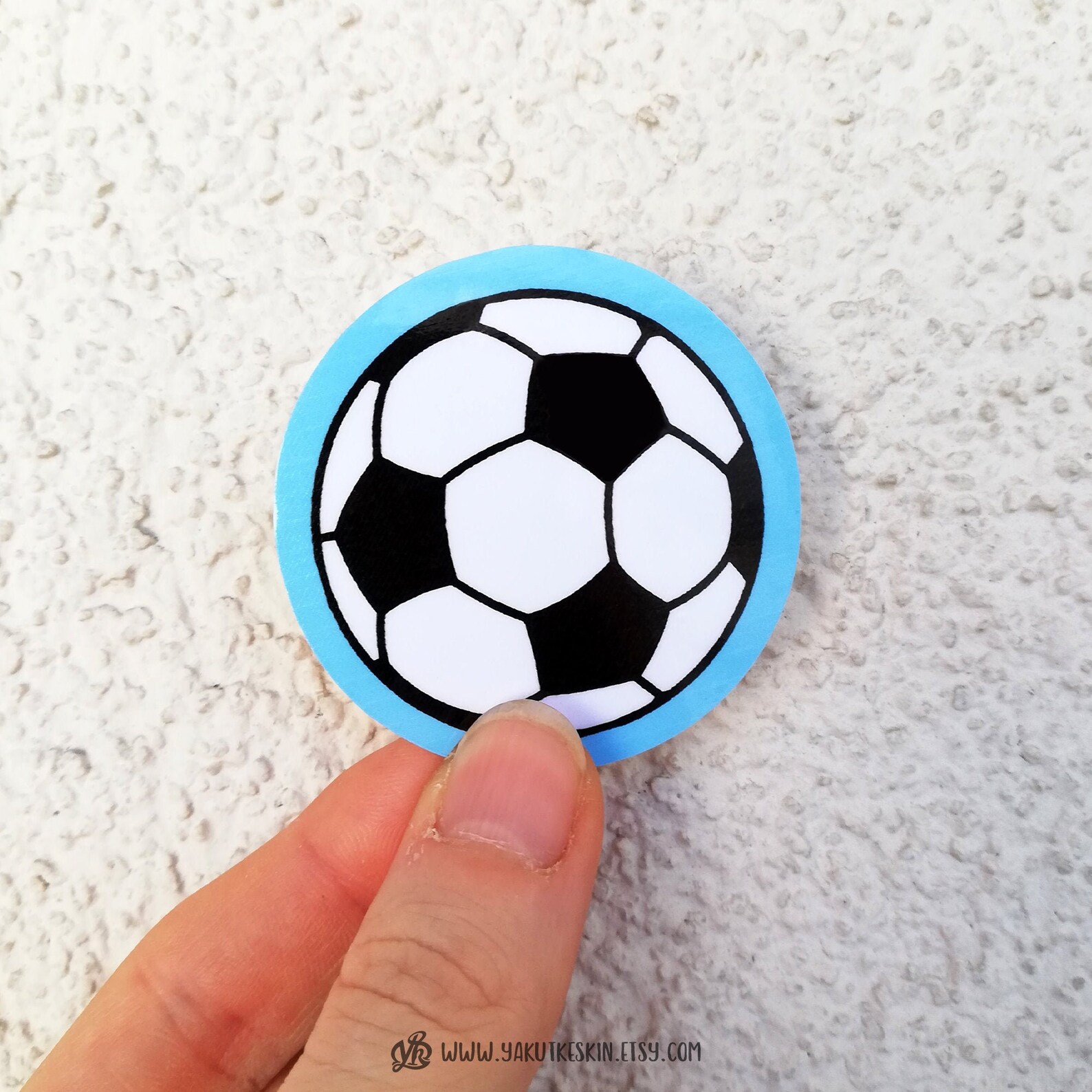 Football soccer waterproof vinyl laptop sticker sports decal Etsy