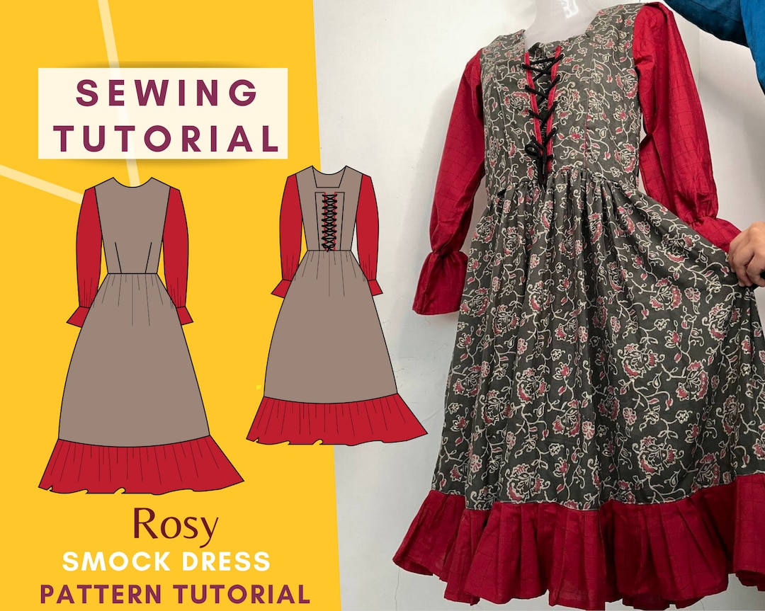 Patrones Vestidos Tipo Bata Para Dama Vestido Bata Tutorial De