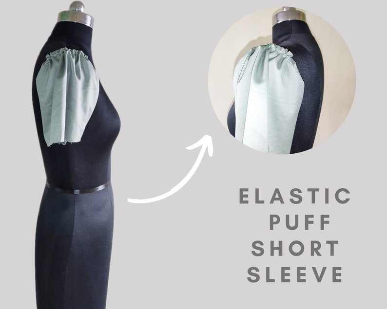 Puffed Sleeves Pattern Pack Romantic Balloon and Five Different Style