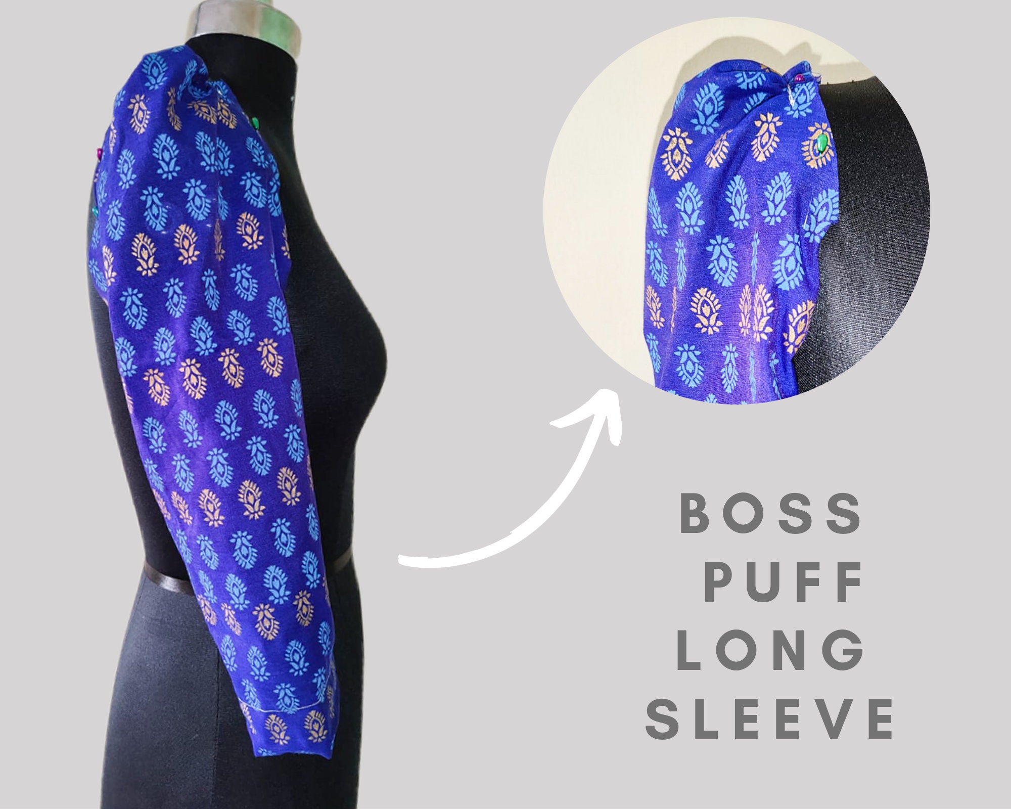 Puffed Sleeves Pattern Pack Romantic Balloon and Five Different Style