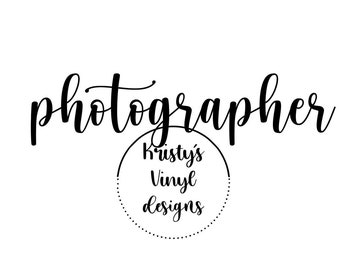 Photographer Svg Png / Photography Svg / Cricut / Silhouette / Tshirts / Decals / Gift Idea / Craft Ideas / Tumblers / Wall Art / Crafts
