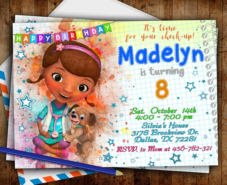 It is a photo of Doc Mcstuffins Printable Invitations with regard to blank editable It is a picture of Doc Mcstuffins Printable Invitations with regard to blank editable