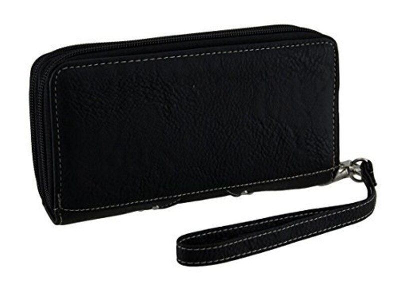 Western Embroidered Concealed Carry Purse/wallet Set W/rhinestone Cross