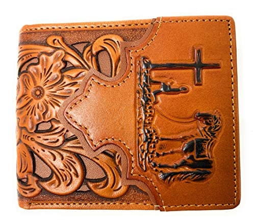 Personalized Richie Rich Leather Wallet for Men Custom Mens 