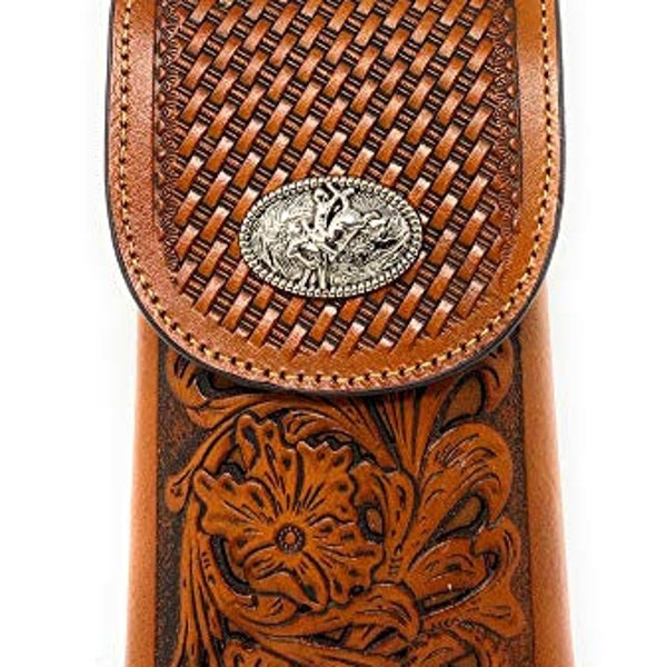 Cowboy Leather Cell Phone Case Etsy
