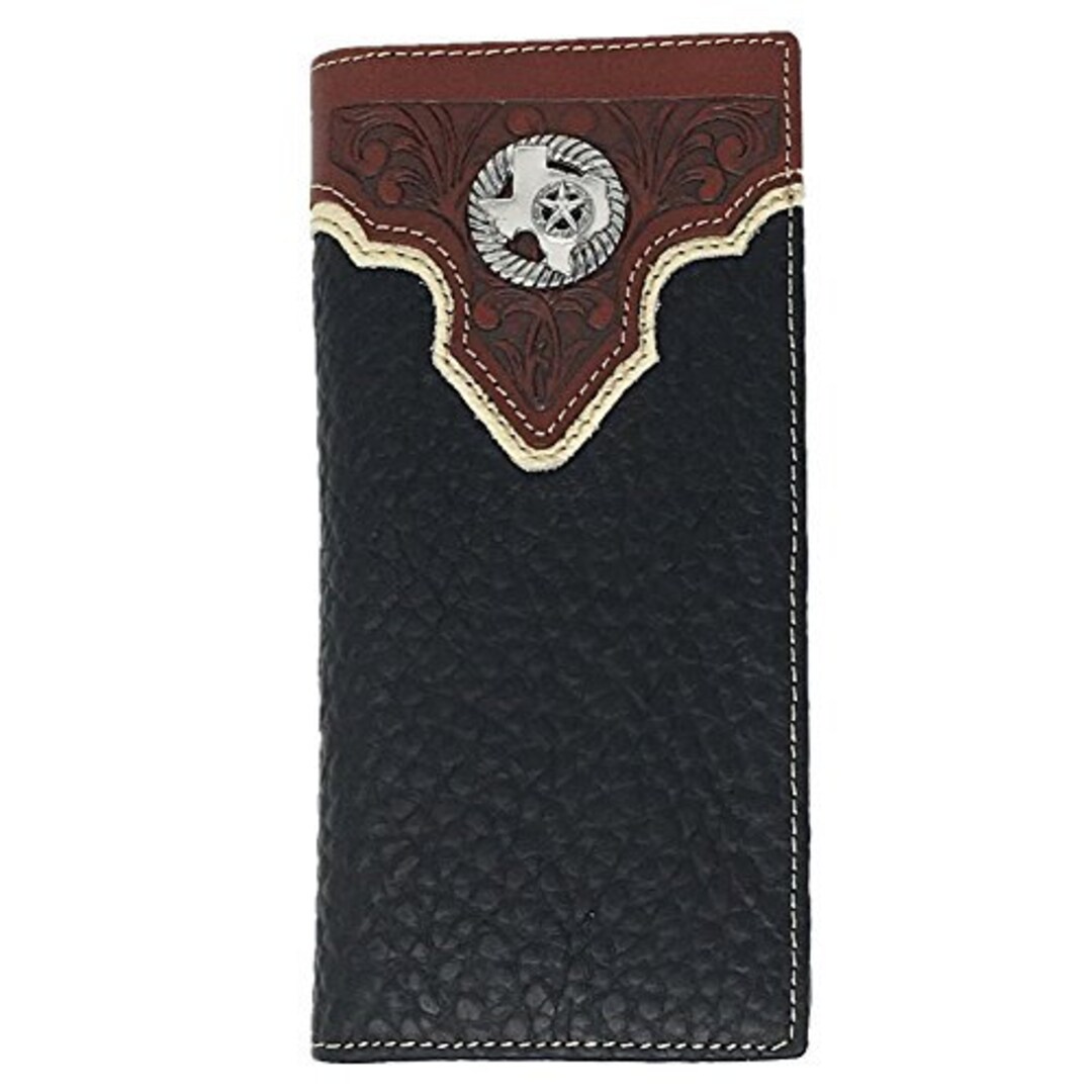 Genuine Leather Texas State Map Men's Long Wallets in Black - Etsy
