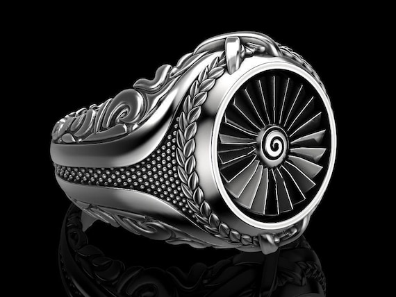 Mens biker shop rings
