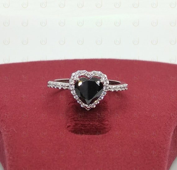 Three Stone Ring 2.30 CT Halo Red Emerald Cut CZ Awesome Engagement Wedding Ring In 925 Sterling Silver Gift For Women Anniversary Ring