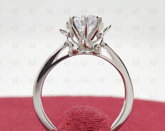 Rabbit Ring Rabbit Engagement Ring Bunny Ring Rabbit Ring Bunny Engagement Ring 925 Sterling Silver Bunny Rabbit Wedding Ring Bunny Jewelry