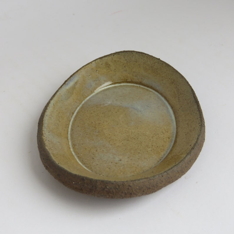 Trinket Ring Dish Valentines Day Gift Ring Display Oval Ceramic Ring Dish Clay Ring Dish Jewelry Dish Brown Ring Dish Ring Holder