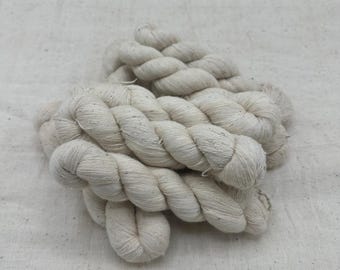 Fil de coton biologique, écheveaux de coton Kala héritage filés à la main