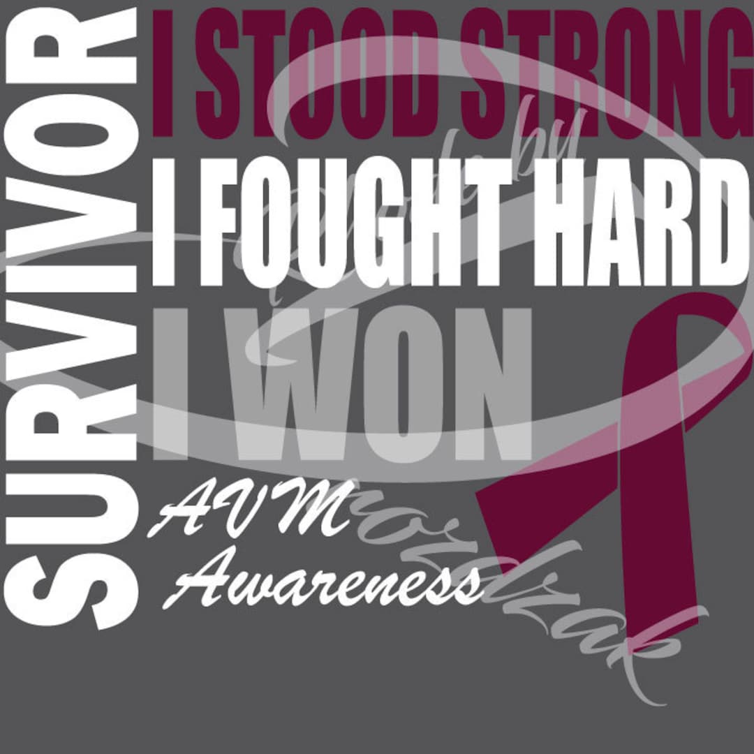 AVM Awareness SVG - Etsy