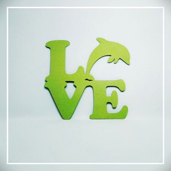 Dolphin Love Svg File Dolphin Svg Love Svg Cricut Svg Etsy