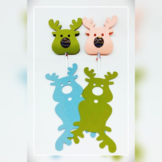 Reindeer SVG file, Reindeer Lollipop SVG, Lollipop Holder SVG, Cricut svg, ...