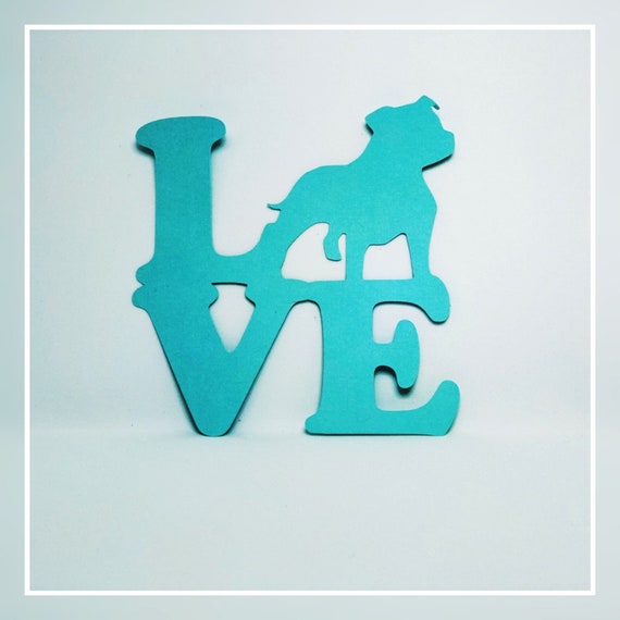 Staffy Love Svg File Staffy Svg Love Svg Staffordshire Etsy