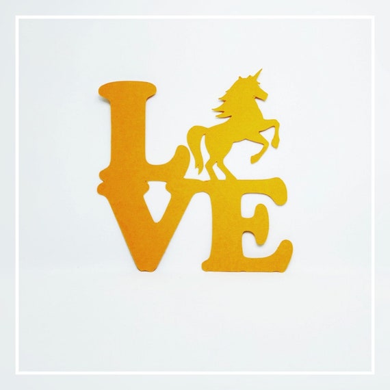 Unicorn Love Svg File Unicorn Svg Love Svg Cricut Svg Etsy