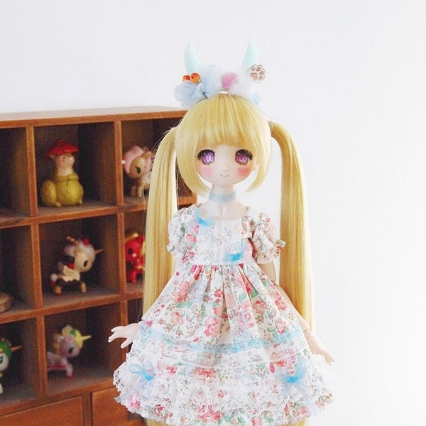 Lan Meow ==Pesca bianca in acqua== 1/4 Vestiti BJD per MDD MSD Holiday Child Outfits Lolita Dresses