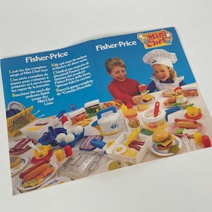 Vintage Fisher Price Leaflet Pamphlet, In Very Good Condition