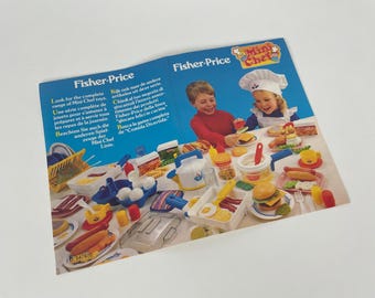 Vintage Fisher Price Leaflet Pamphlet, In Very Good Condition