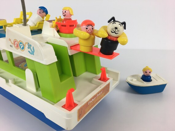 vintage fisher price houseboat