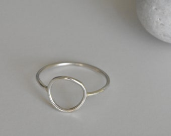 Silver Circle Ring