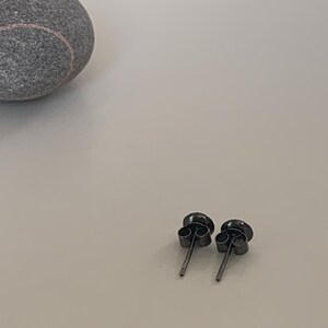 Oxidised Silver Domed Studs Small image 4