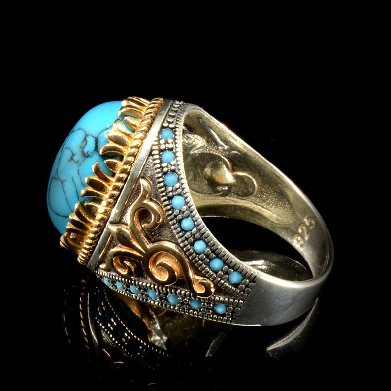 mens ring,Mens Ring,turquoise rings,mens gift,father gift silver,handmade jewelry, men jewelry turkish jewelry