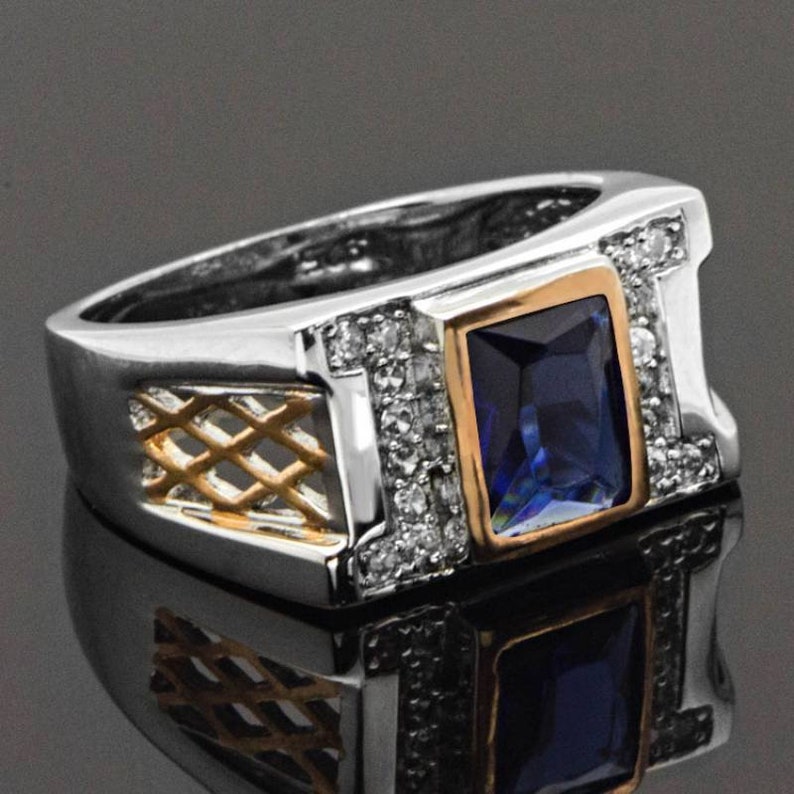 mens ring,blue mens gift,father gift turkish jewelry,mens ring silver,handmade jewelry,mens ring men jewelry