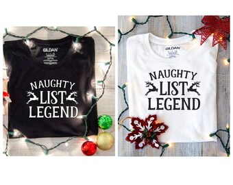 Kids Christmas jumper funny Christmas jumpers for kids Naughty list legend hoodie UK girls boys xmas Christmas shirt Christmas gift