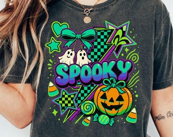 Halloween Ghost Spooky Png, Cute Boo Ghost Coquette Png, Halloween Png, Preppy Halloween Png, Checkered Ghost Halloween, Pumpkin Ghost Shirt