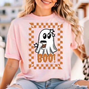 Halloween png file, Spooky Coffee png, Cute Halloween Png, Girl Halloween png, Grunge Girl Ghost Png, Whimsical Halloween, Coffee Lover Png