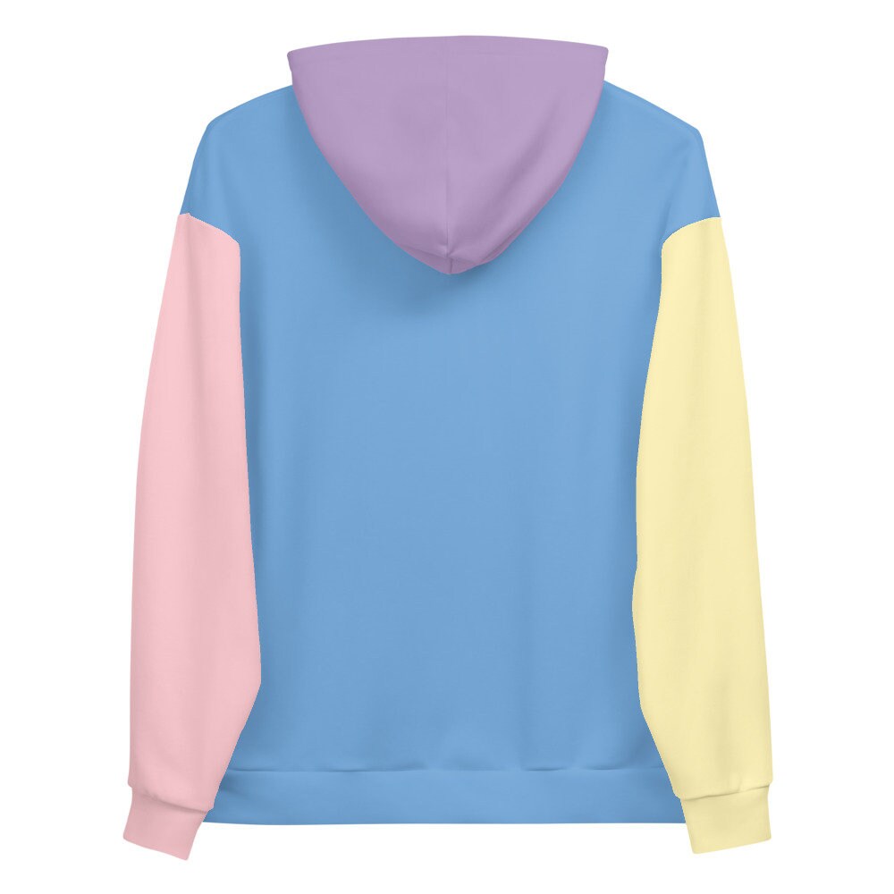 Pastel Color Block Unisex Hoodie Etsy