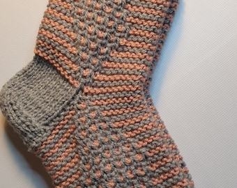 Wollsocken, handgestrickte Socken, Geschenkidee, Weihnachtsgeschenkidee