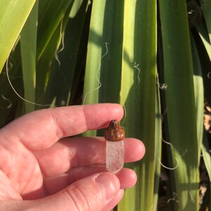 Quartz Point Mini Acorn Pendant