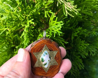Opal Pinecone Pendant - Small