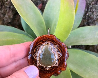 Buddha Pinecone Pendant - Medium