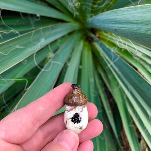 Chrysoprase Ganesha Acorn Pendant