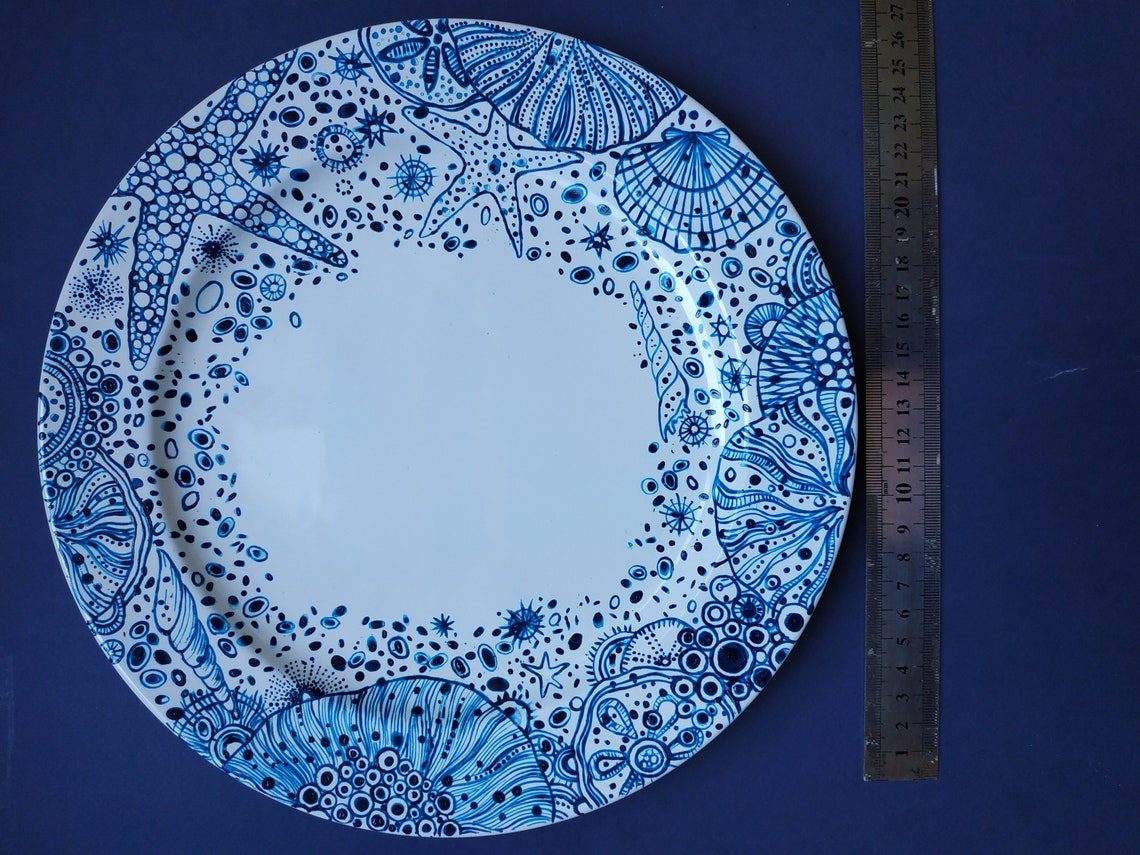 Decorative Wall Plate Decorative Plates Ceramic Plates Etsy